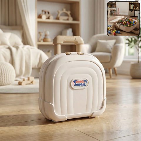 Kids Portable Toy Storage Box with Handle