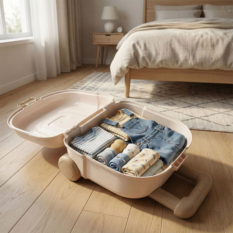 Kids Portable Toy Storage Box with Handle