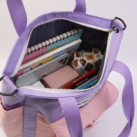 Trendy Multi-Pocket Shoulder Tote & Sling Bag for Women and Girls